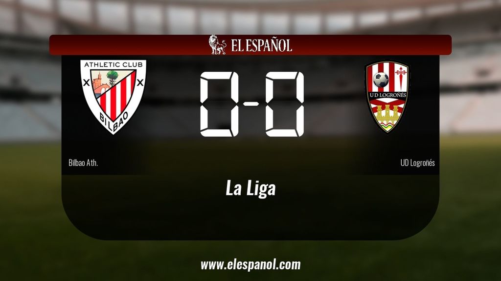 Empate (0-0) entre el Bilbao Ath. y el Logroñés