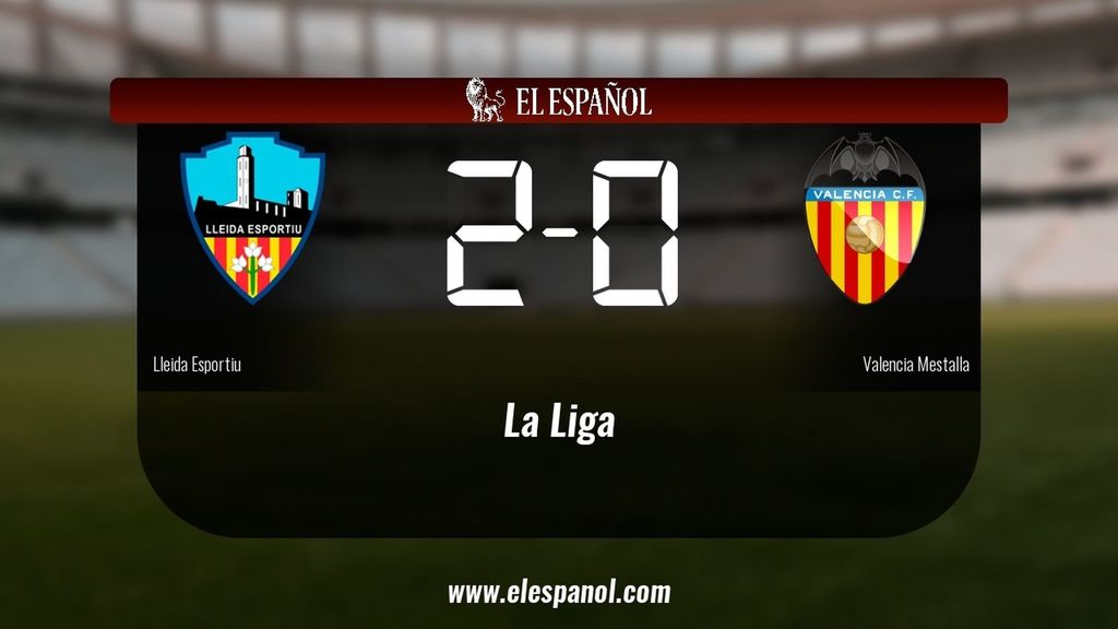Victoria 2-0 del Lleida Esportiu frente al Valencia Mestalla