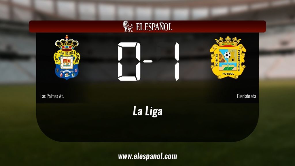 El Fuenlabrada doblegó a Las Palmas At. por 0-1