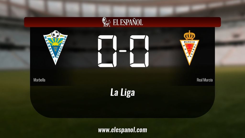 Empate (0-0) entre el Marbella y el Real Murcia
