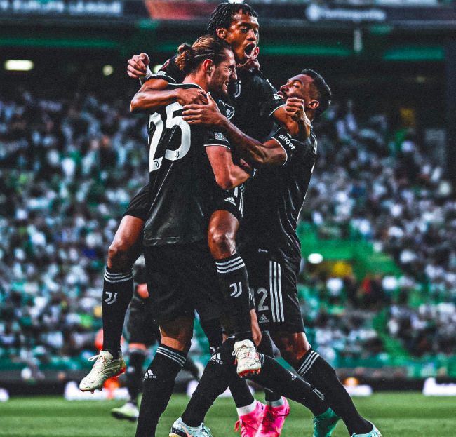 Liga de Campeones - rabio rompe el marcador Juventus 2 - 1 en total y Portugal avanza a los cuartos de final