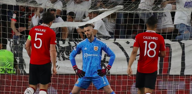 Europa League - De Gea baja falla Manchester United puntuación total 2 - 5 Sevilla