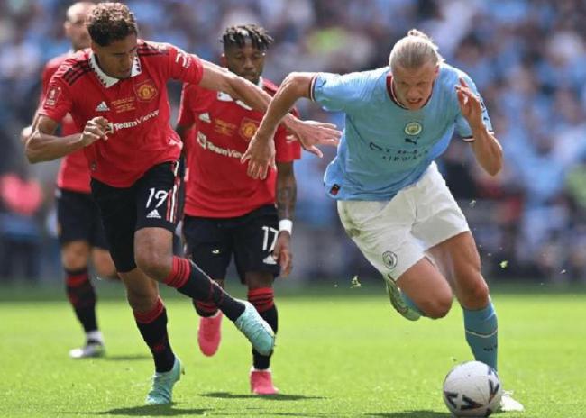 El Manchester City derrotó al Manchester United 2 - 1 para ganar la FA Cup Zhan jun: el Manchester United necesita Mount