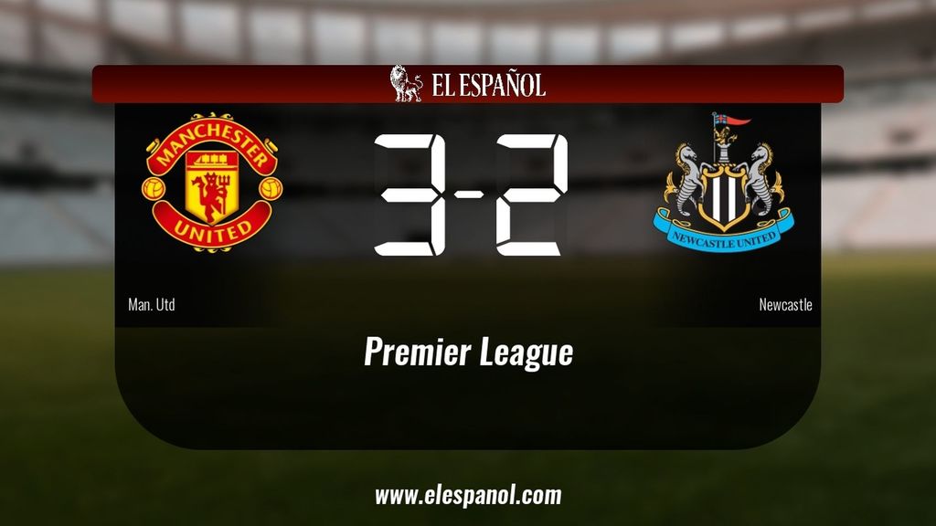 El Manchester United derrota en casa al Newcastle por 3-2