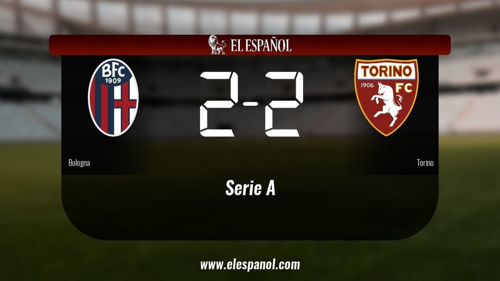 Empate, 2-2, entre el Bolonia y el Torino