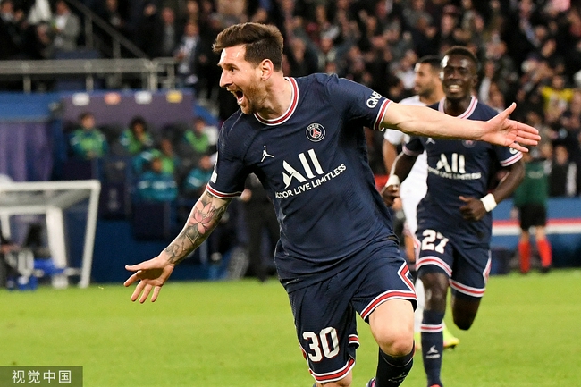 Champions League - Messi 's first hit by the City 2 - 0 in Paris