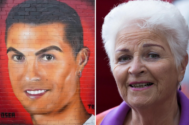 ¡Qué vergüenza!¿El mural de Ronaldo golpea a la anciana de la telenovela?