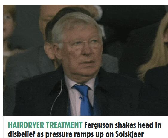 ¡Dolor! Sir Alex Ferguson sacudió la cabeza mientras United le rompía el corazón.
