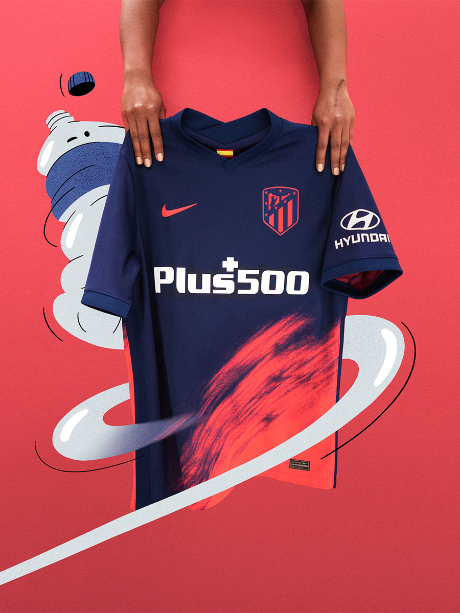Camiseta de salida del Atlético de Madrid 2021 - 22