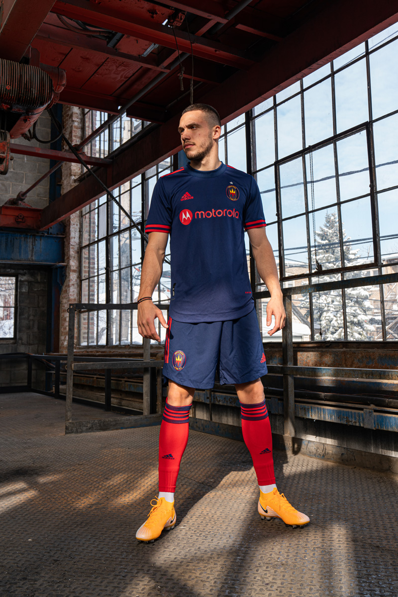 Chicago Flame 2021 Home and Go shirts