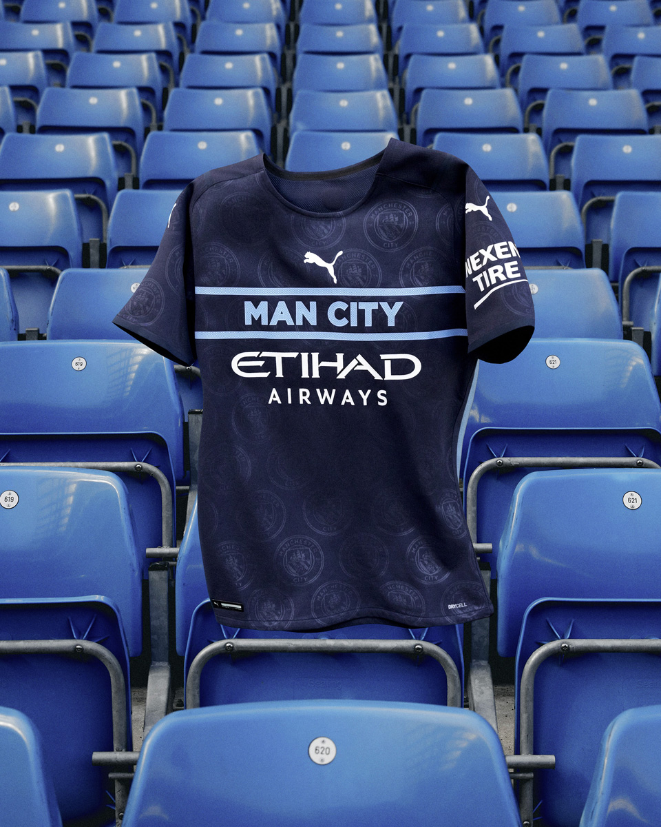 Segunda camisa de Manchester City 2021 - 22