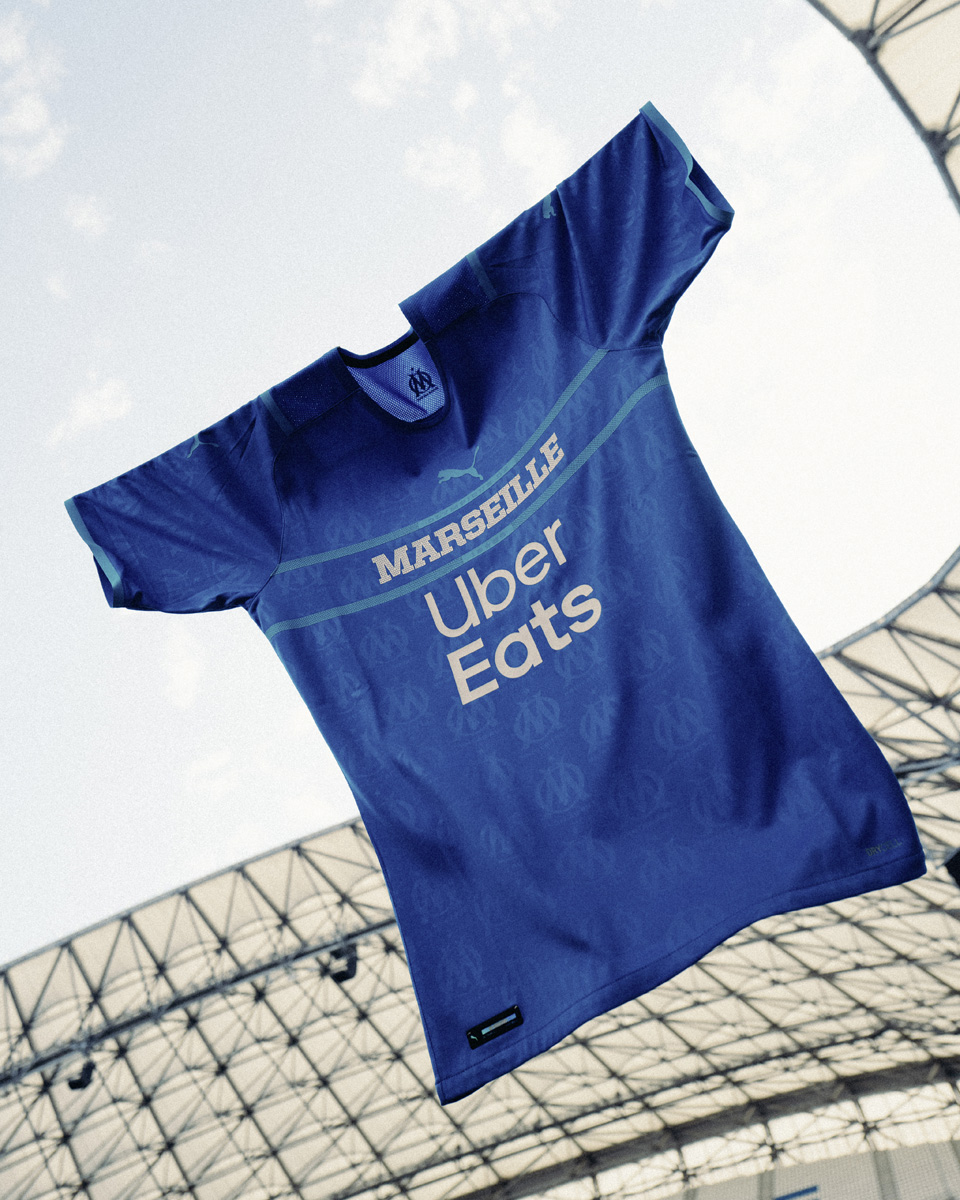Segunda camisa de Marsella 2021 - 22