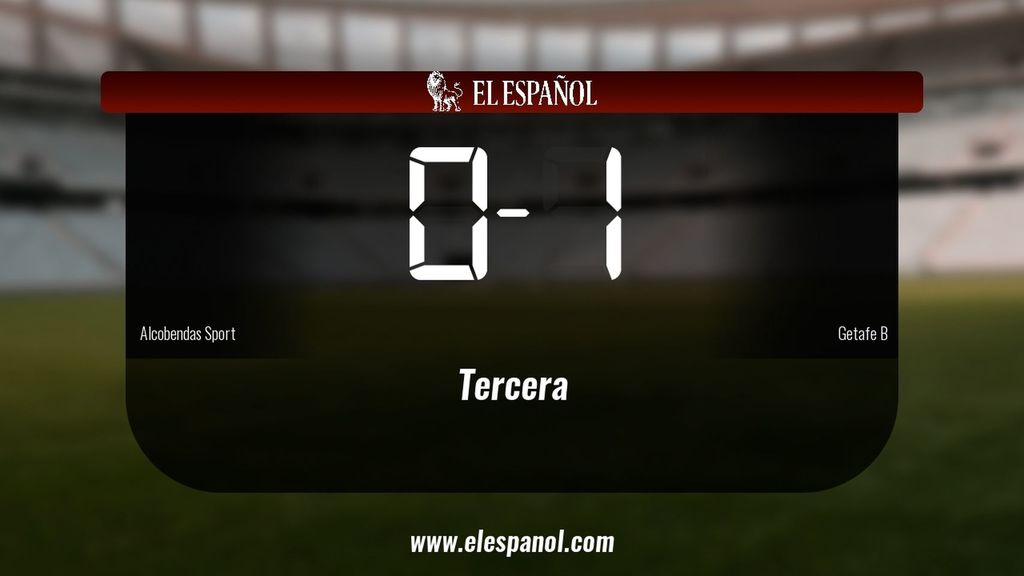 El Alcobendas Sport cae derrotado frente al Getafe B por 0-1
