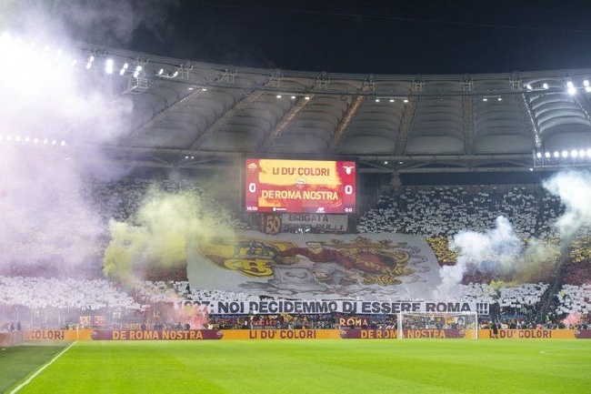 Serie A - Andreessen en el derby de Roma