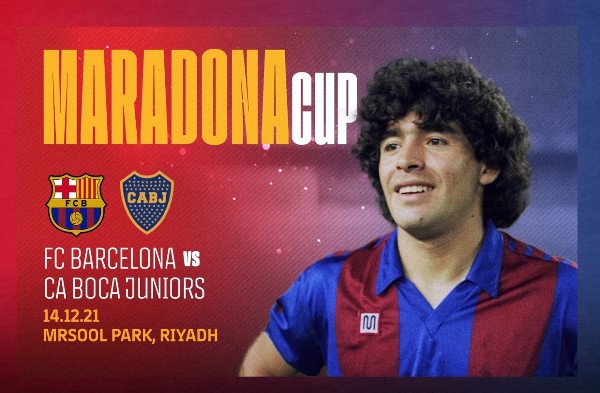 Barca Official: December Match with boca Youth in Honor of King Maradona