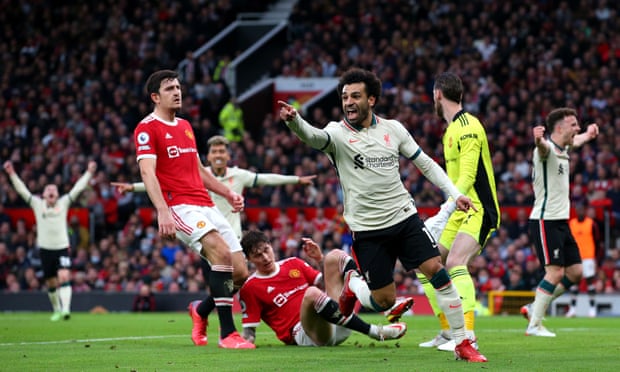 Premier League - 3 goles de Salah bogba red Liverpool 5 - 0 victoria sobre Manchester United
