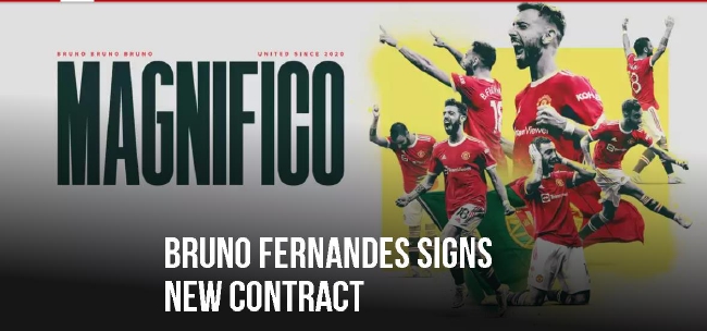 United Official: Renewal of Contract with Bruno Fernández until 2026