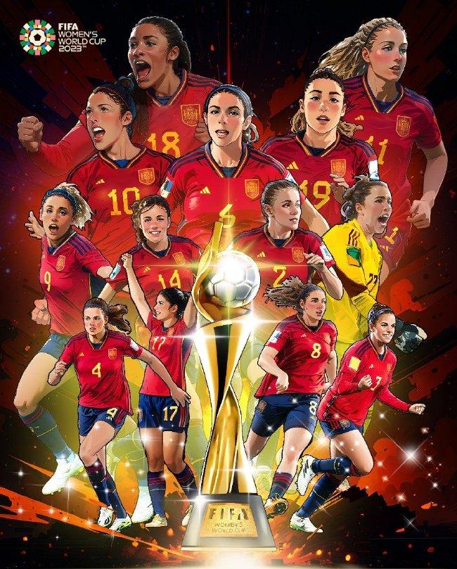 Copa Mundial Femenina - camona logra el título de España 1 - 0 Inglaterra