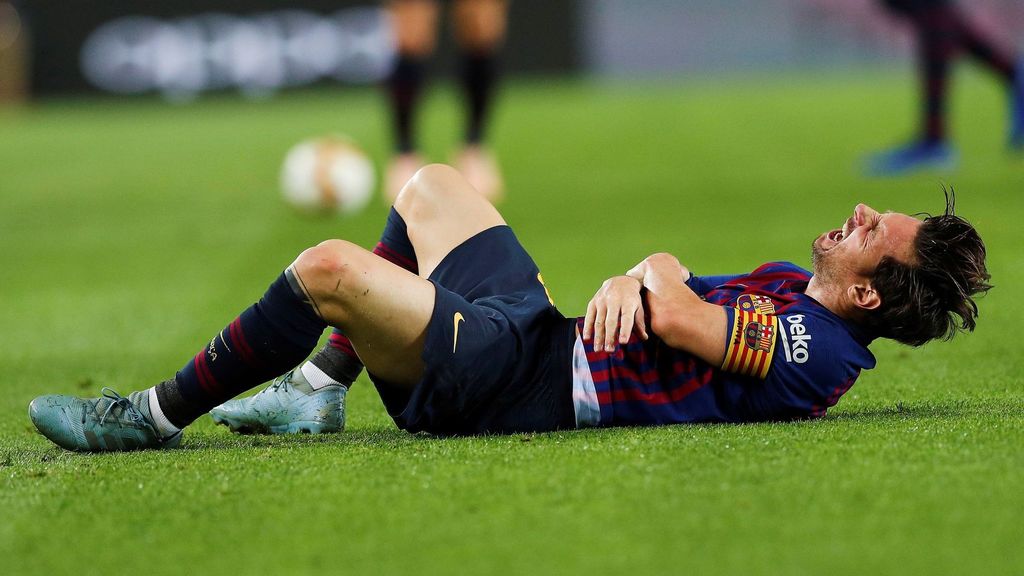 Messi se pierde seguro El Clásico tras fracturarse el radio derecho