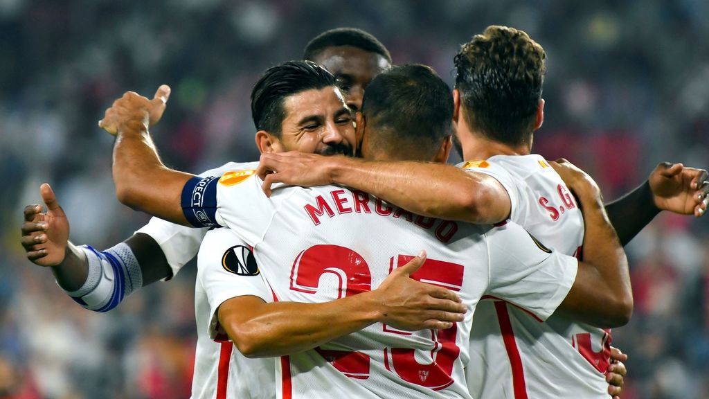 El Sevilla saca el rodillo de la Europa League a pasear ante el Akhisar