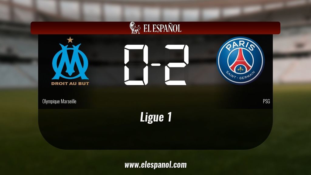 El Olympique Marseille cae ante el PSG (0-2)