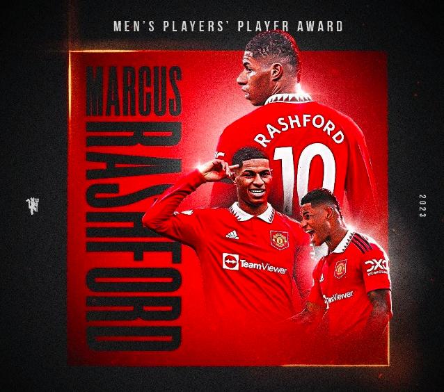 Oficial: rashford elegido mejor jugador del Manchester United en la temporada 22 / 23