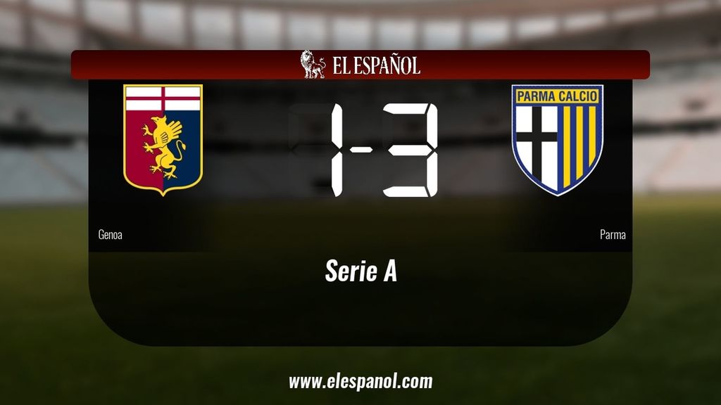 El Génova pierde 1-3 frente al Parma