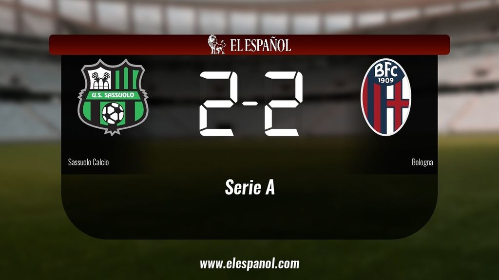 El Sassuolo no pudo conseguir la victoria ante el Bolonia (2-2)