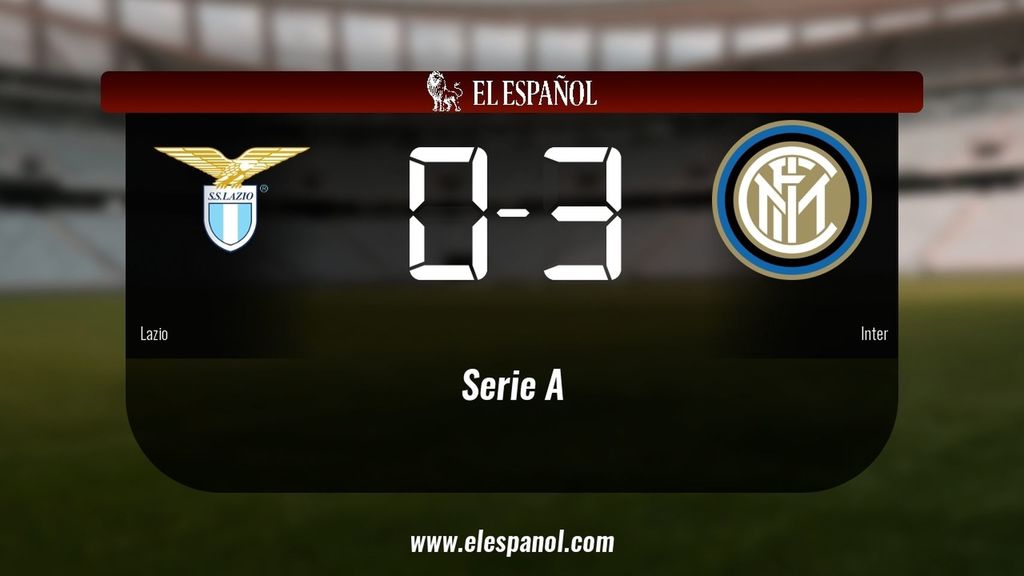 El Lazio cae derrotado frente al Inter por 0-3