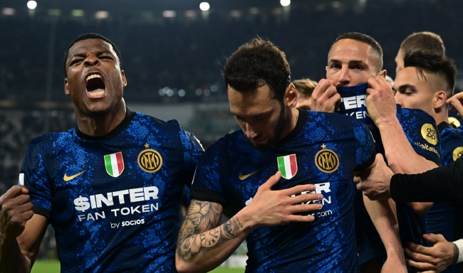 Italia - marco de la puerta 2 salvando la victoria de Inter sobre Juventus