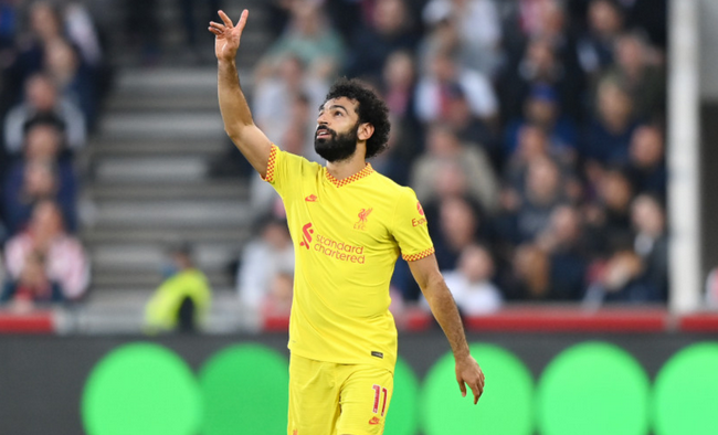 El cuarto lugar en la lista de 100 goles de la Premier League de Salah ha llegado al Top 10 de Liverpool