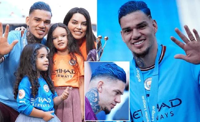 ¿¿ los jugadores de la triple corona del Manchester City teñían colectivamente el pelo azul? Edson: muchos jugadores no tienen pelo